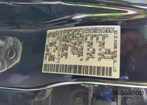 2001 Nissan Xterra Xe-V6 z USA, uszkodzony, nr VIN 5N1ED28TX1C519721